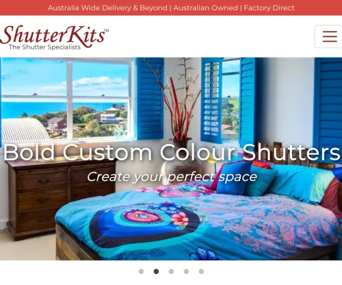 New shutterkits.com.au website