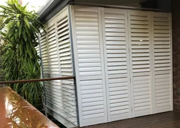 White Outside Shutters