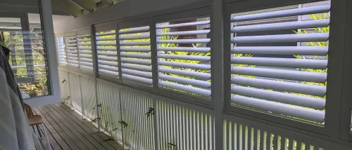 White Aluminium Shutters